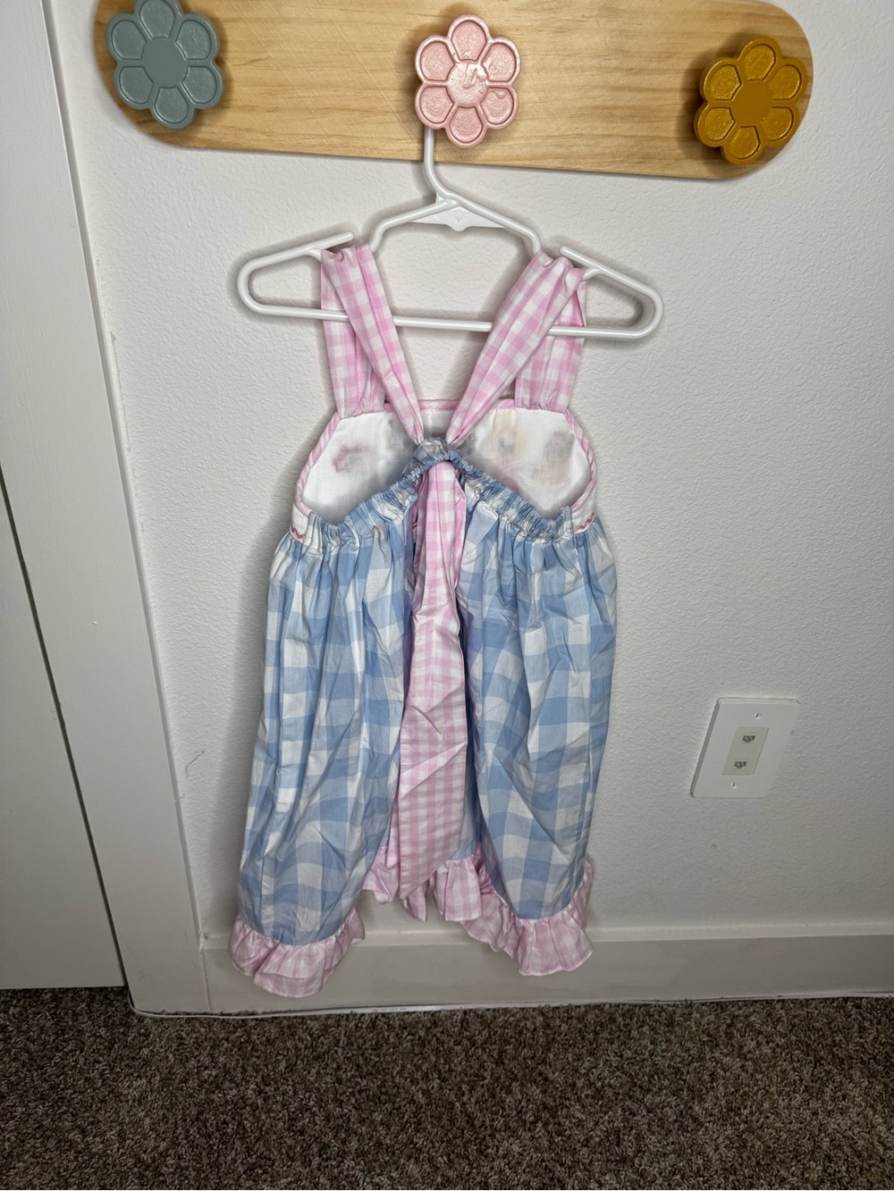 Smocked flamingo princess dress - Picture 2 of 4